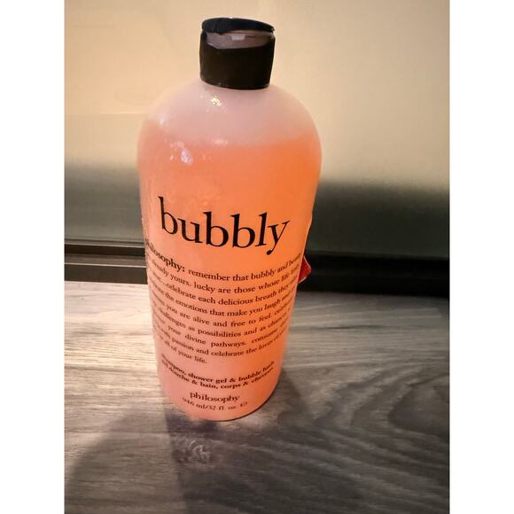 Philosophy Bubbly 3in1 Shampoo Shower Gel Bubble Bath 32oz FREE GIFT